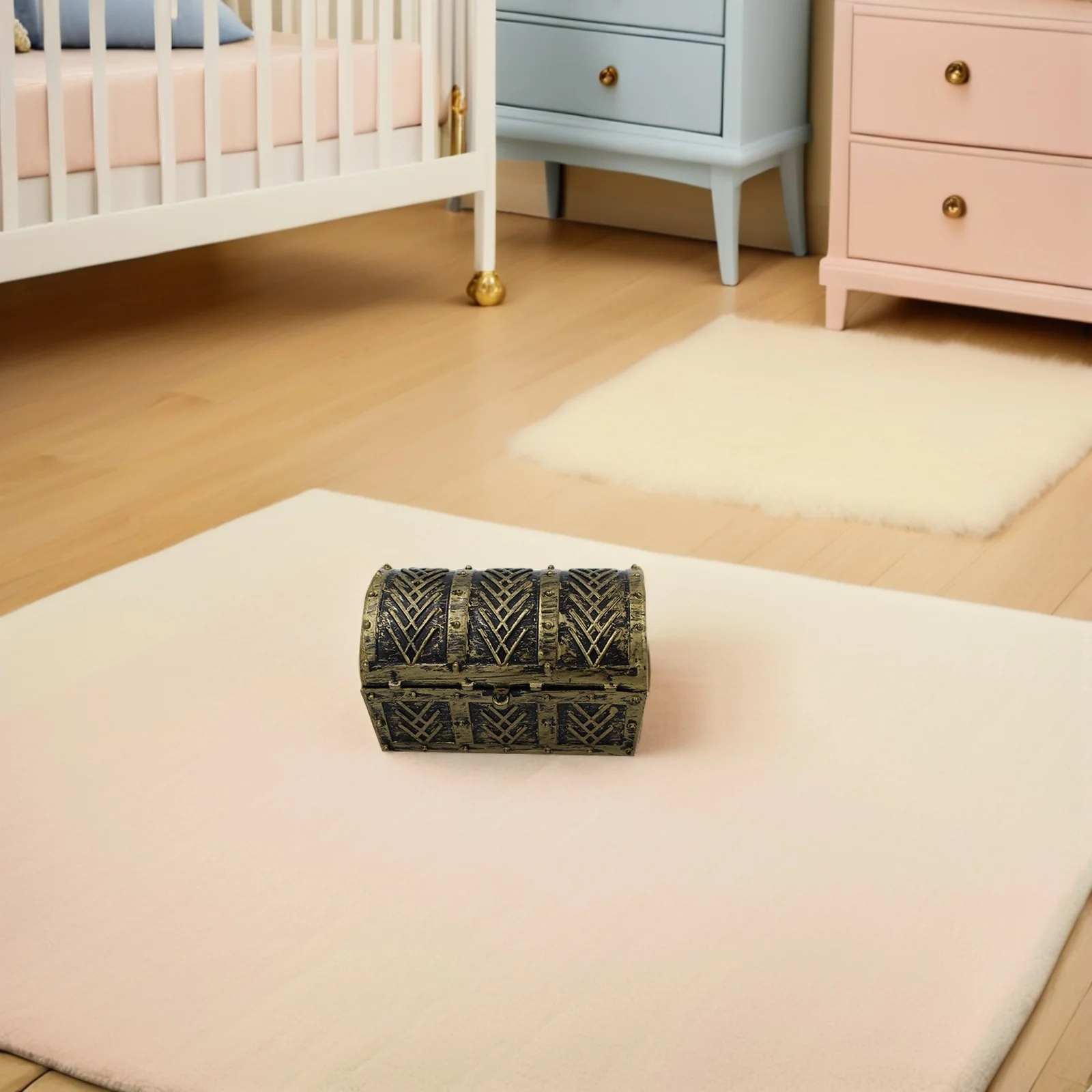 Kids Treasure Chest Pirate Box Duurzaam Materiaal voor Verjaardagscadeau Avontuur Spelen Sieraden Opslag Kids Party Favor