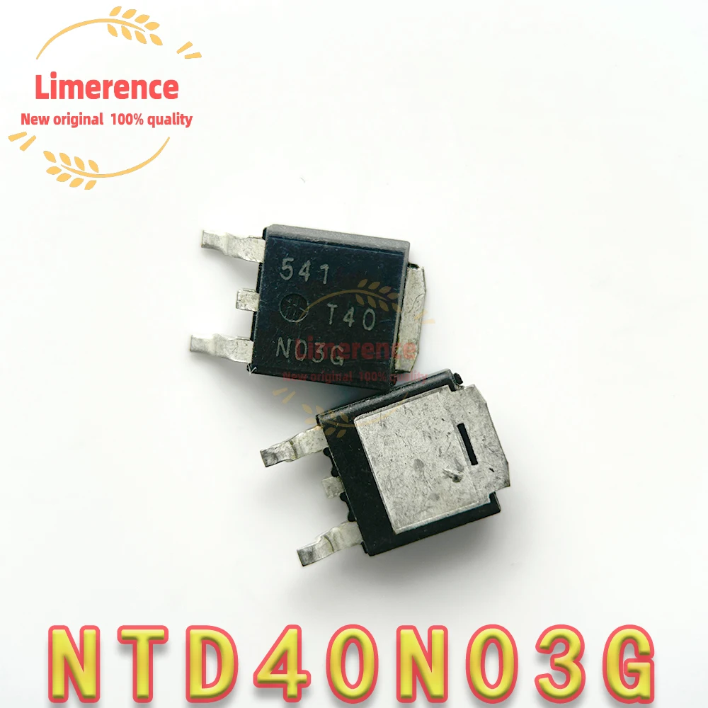 10 pezzi MOS T40N03G NTD40N03RT4G T40N03 TO252