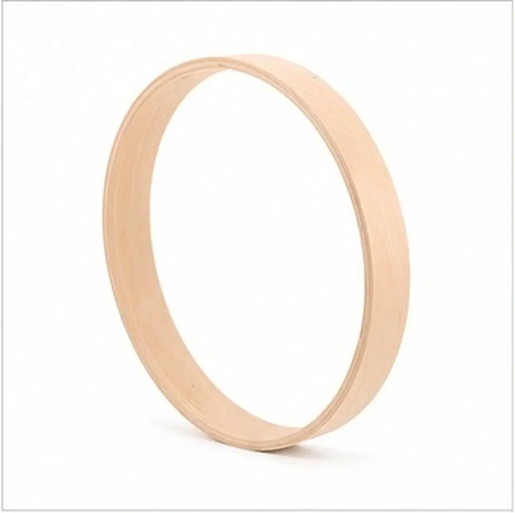 Quartz Clock Wood Shell DIY Sleek Wood Frame 12 Inch Wall Clock Component Replacement Border Frame Accessory Upgrade Part