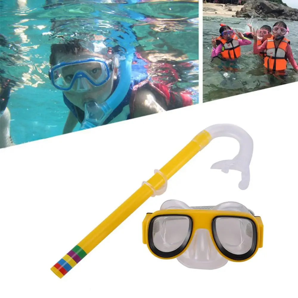 Practical Kids Water Sports Swimming Dry Tube Children Snorkeling Gear Scuba Diving Mask Kids Diving Goggles Snorkel Mask Set