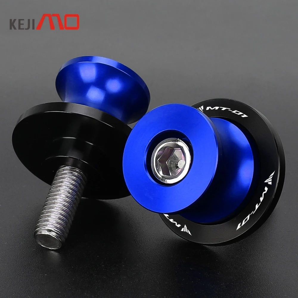 For YAMAHA MT01 MT-01 MT 01 2004 2005 2006 2007 2008 2009 Motorcycles Accessories CNC Rear Swingarm Spools Sliders Stand Screws