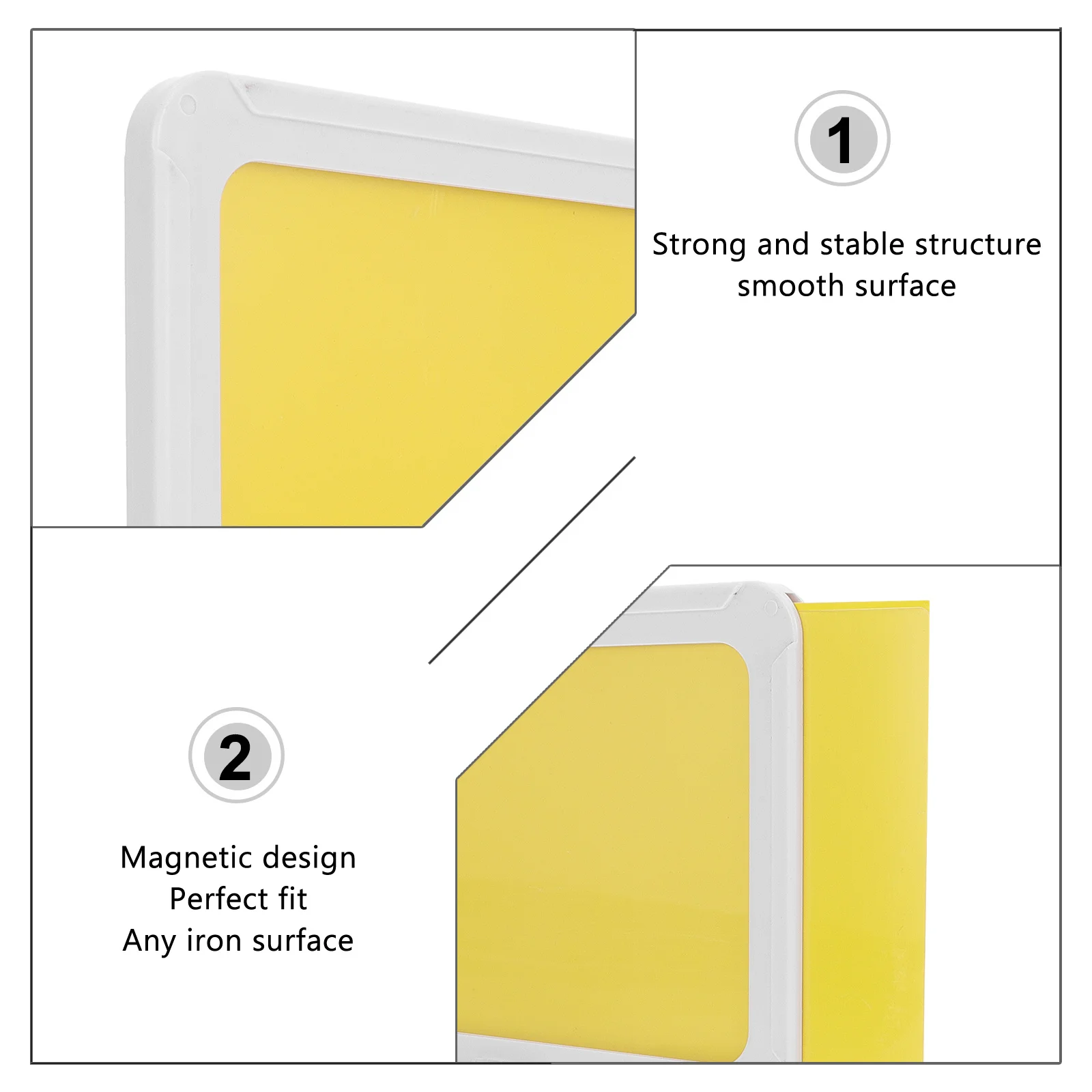 2Pcs Magnetic Classification Indicator Smooth Non Abrasive Surface Easy to Use Shelf Display Sign for Warehouse Storage