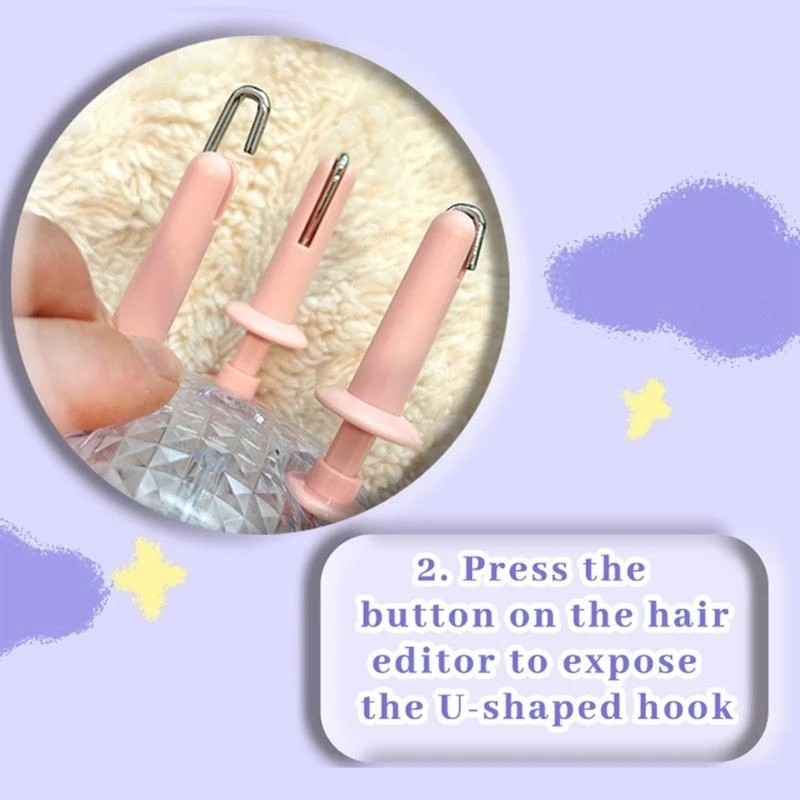 Y4QA criativo traidora cabelo criativo kits trança cabelo cabelo penteado diy penteado para criança presente