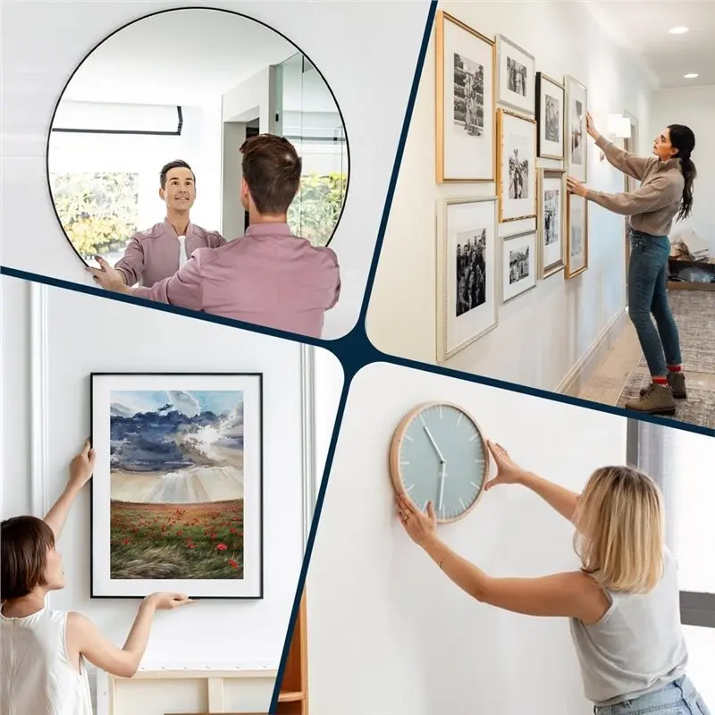 Best-Drywall Picture Hanger 20Pcs No Damage Wall Frame Hooks