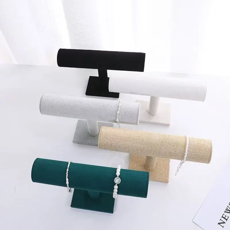 

Стойка-держатель для демонстрации ювелирных изделий: цепочек, ободков для волос, часов, ожерелий, браслетов, Т-образная подставка для браслетов, держатель для демонстрации часов