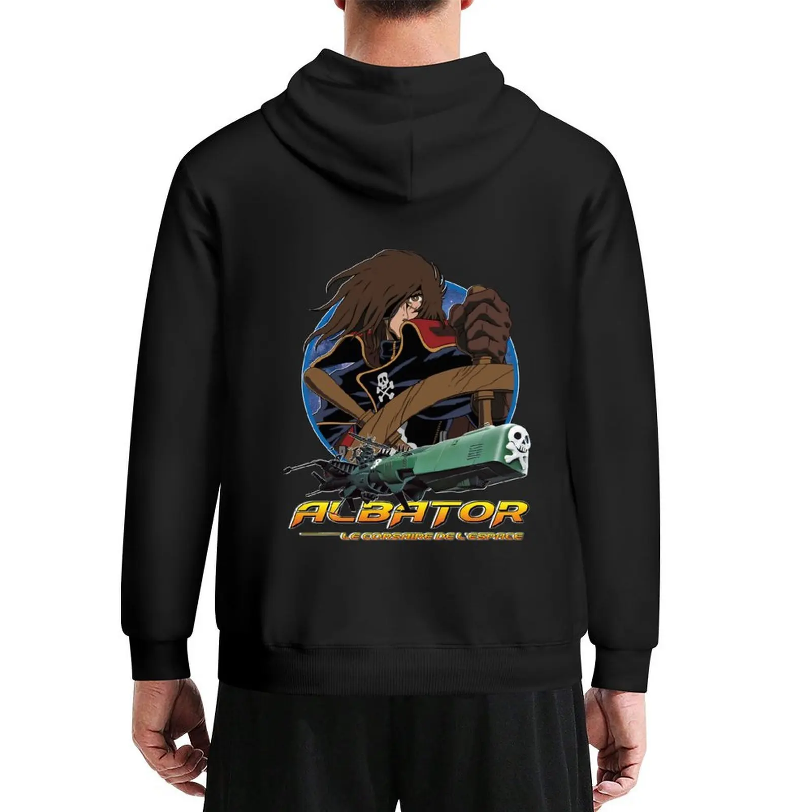 Albator (Capitán Harlock) Sudadera con capucha ropa de estilo coreano para hombres otoño nuevos productos nuevos en sudaderas con capucha y sudaderas