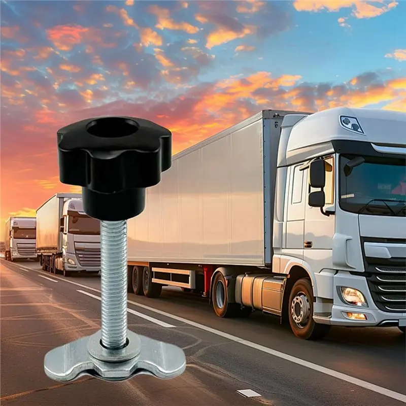 VOFUN-Accessori per binario in alluminio Filettatura M8 Chiodo RV Camper Fissaggi modificati M8x60mm Dado prugna Accessori per binario a L per carichi pesanti