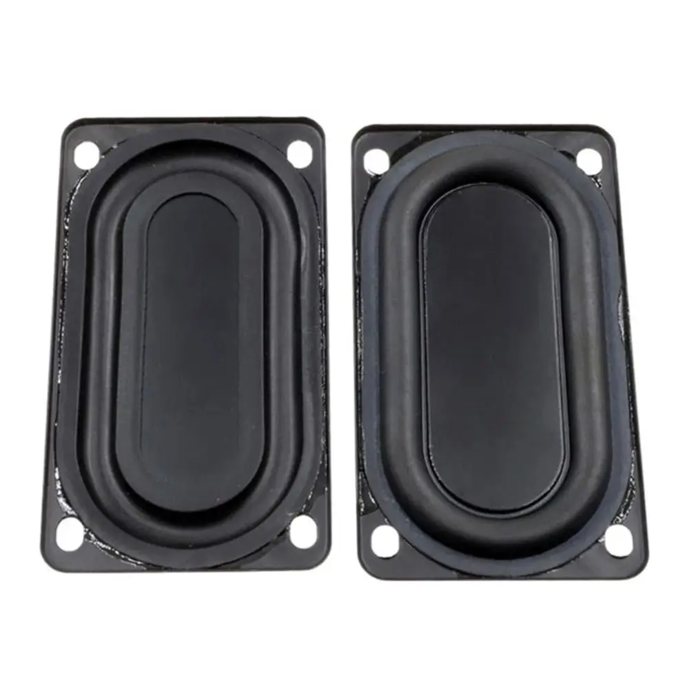 1/2Pcs 5090 Passive Bass Resonance Plate Rectangular Low Frequency Rubber Vibration Diaphragm With Mounting Holes