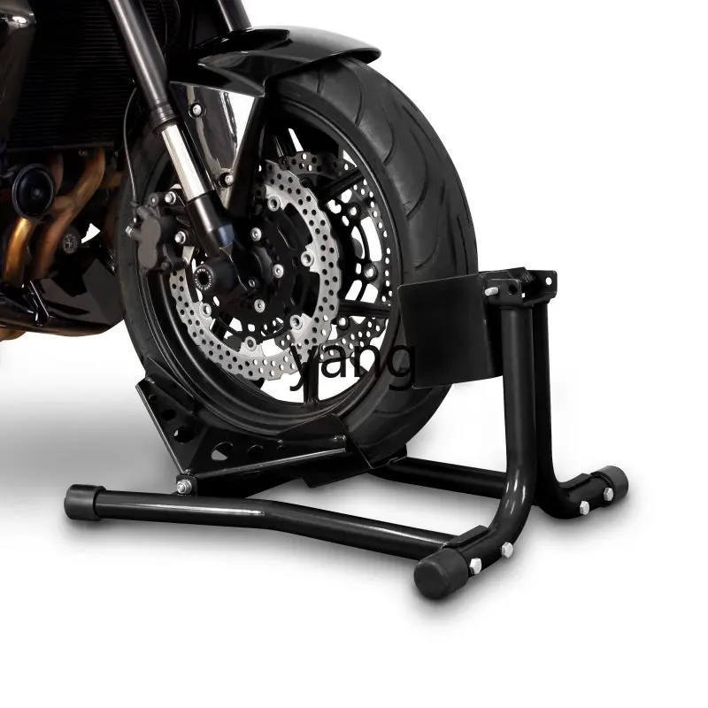 YJQ motorcycle heavy locomotive display frame front wheel fixed check support standing frame universal type