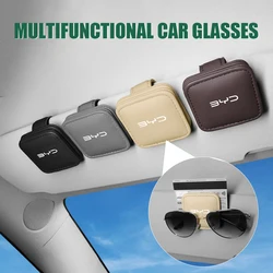 1pc Magnetic Car Sunglasses Holder Clip Glasses Eyeglass Hanger Clip For BYD all Model S6 S7 S8 F3 F6 F0 M6 G3 G5 G7 Accessories
