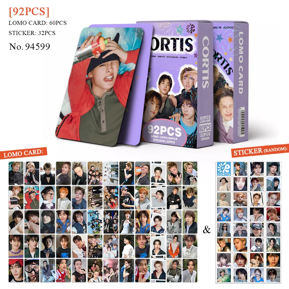 92 stuks CORTIS Fotokaarten Lomo Kaarten Set Fotokaarten Foto Lomo Kaarten Fans Collectie Gedrukte Kaarten - afbeelding 1