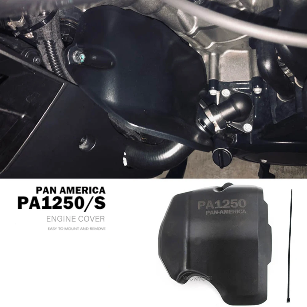 For PAN AMERICA 1250 S PANAMERICA1250 PA1250 2022 New Motorcycle Hot Air Deflector Exhaust System Middle Heat Shield Cover Guard