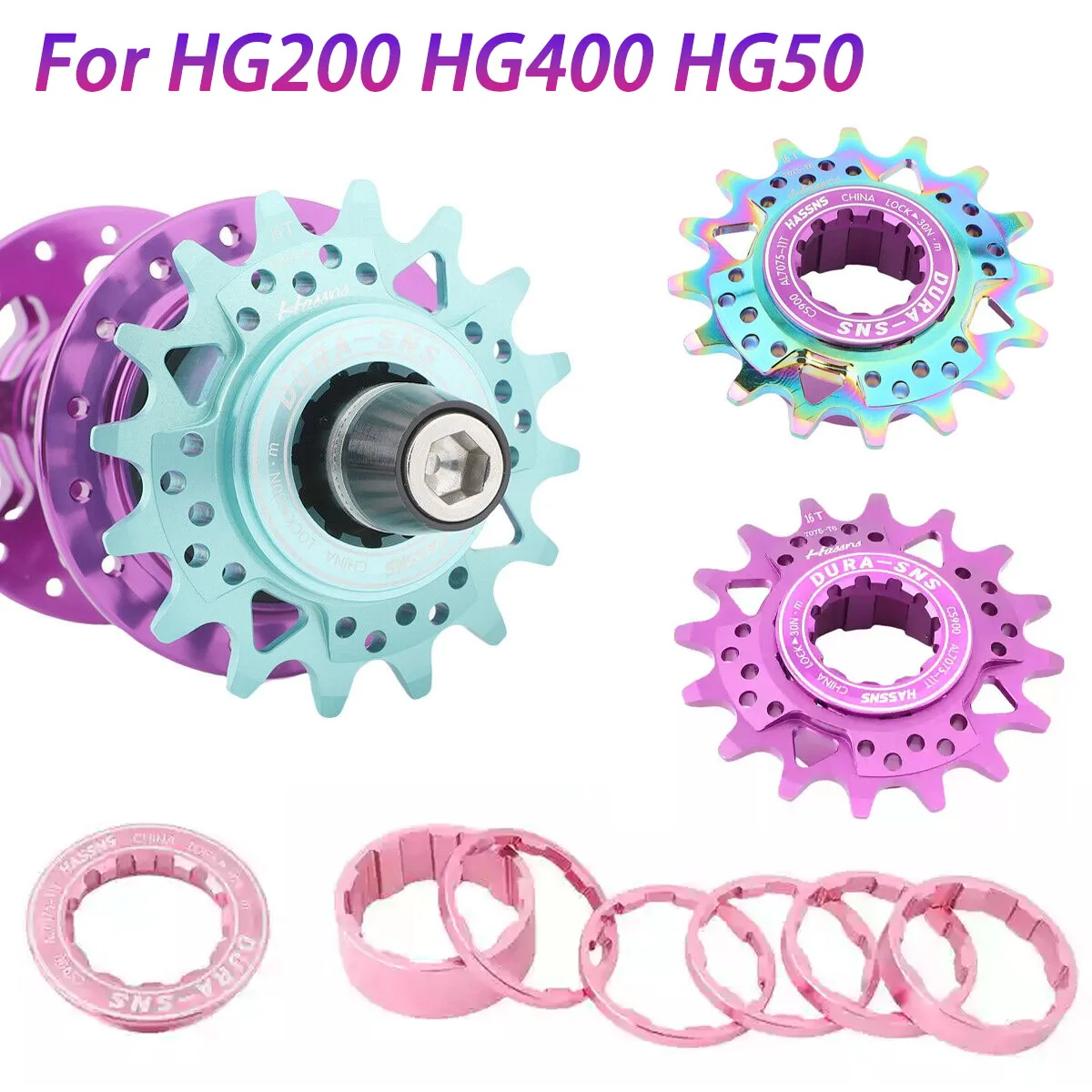 

Односкоростная кассета для Shimano CS HG200 HG400 HG50, комплект для переоборудования зубьев 13t 14t 16t 17T 18T, звездочка свободного хода MTB велосипеда