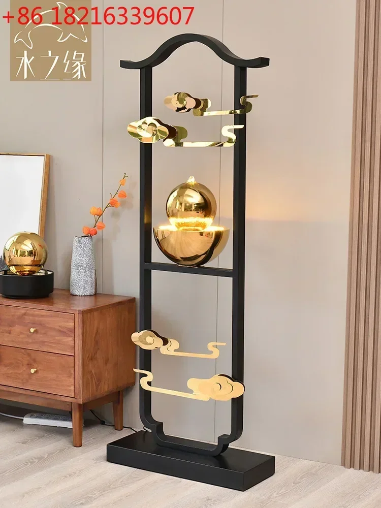 TAO Chinese Flowing Water Ornaments Circulating Water Lucky High-Grade Floor Fengshui Wheel