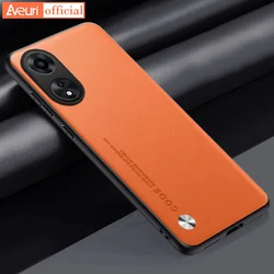For OPPO Reno 8T A17 A97 Coque Luxury PU Leather Case For OPPO A58 A78 4G A98 5G Matte Back Cover Silicone Protection Phone Case
