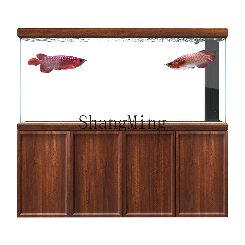 

DHY ultra-white glass living room household intelligent ecological bottom filter aquarium