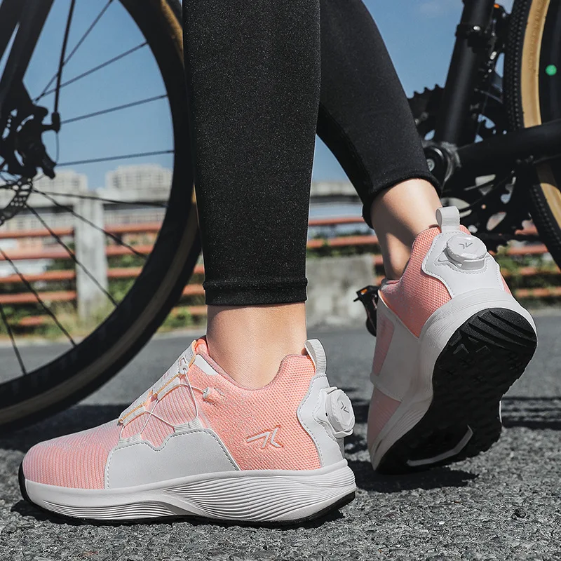 

Новая уличная велосипедная обувь для удобной езды на велосипеде с фиксацией, амортизирующая, износостойкая, нескользящая, для лета и весны