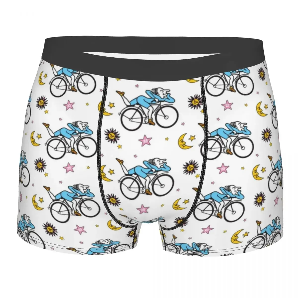 Albert Hofmann Bicycle Day LSD 1943 Pattern Underwear Male Sexy Printed Boxer Briefs Shorts Panties Breathbale Underpants