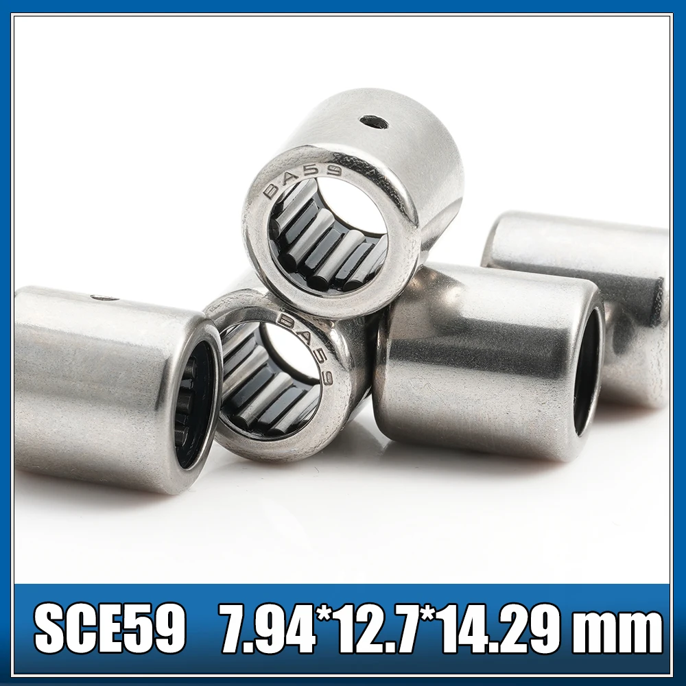 

SCE59 Bearing 7.94*12.7*14.29 mm ( 5 PCS ) Drawn Cup needle Roller Bearings B59 BA59Z SCE 59 Bearing