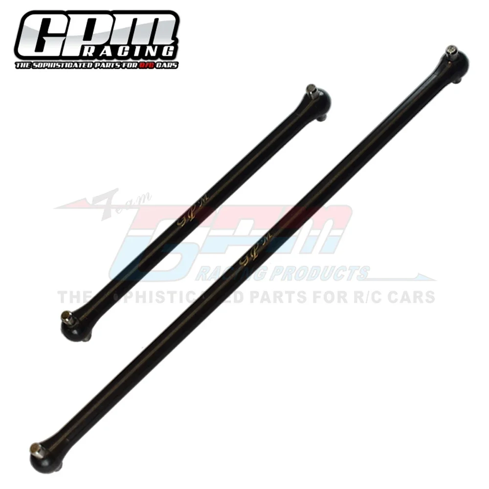 GPM Metal Steel Front Rear Center Drive Shaft Bog Bone 9555 9556 for Traxxas 1/8 Sledge 4WD Monster Truck 95076-4 RC Cars