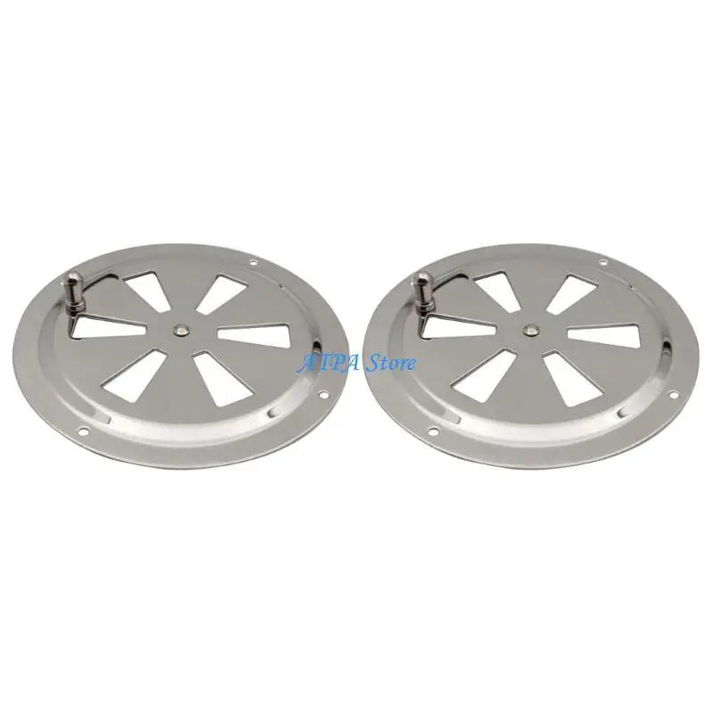 U13C Marine Round Louvered Air Vent Stainless Steel Ventilation Louver For Boats Ships And Yachts With Smooth Surfaces