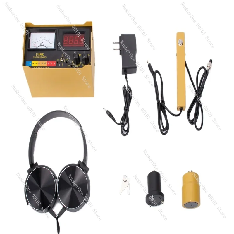 

F999K Детектор утечек можно настроить Многочастотный жидкокристаллический дисплей Детектор утечек из ревеня