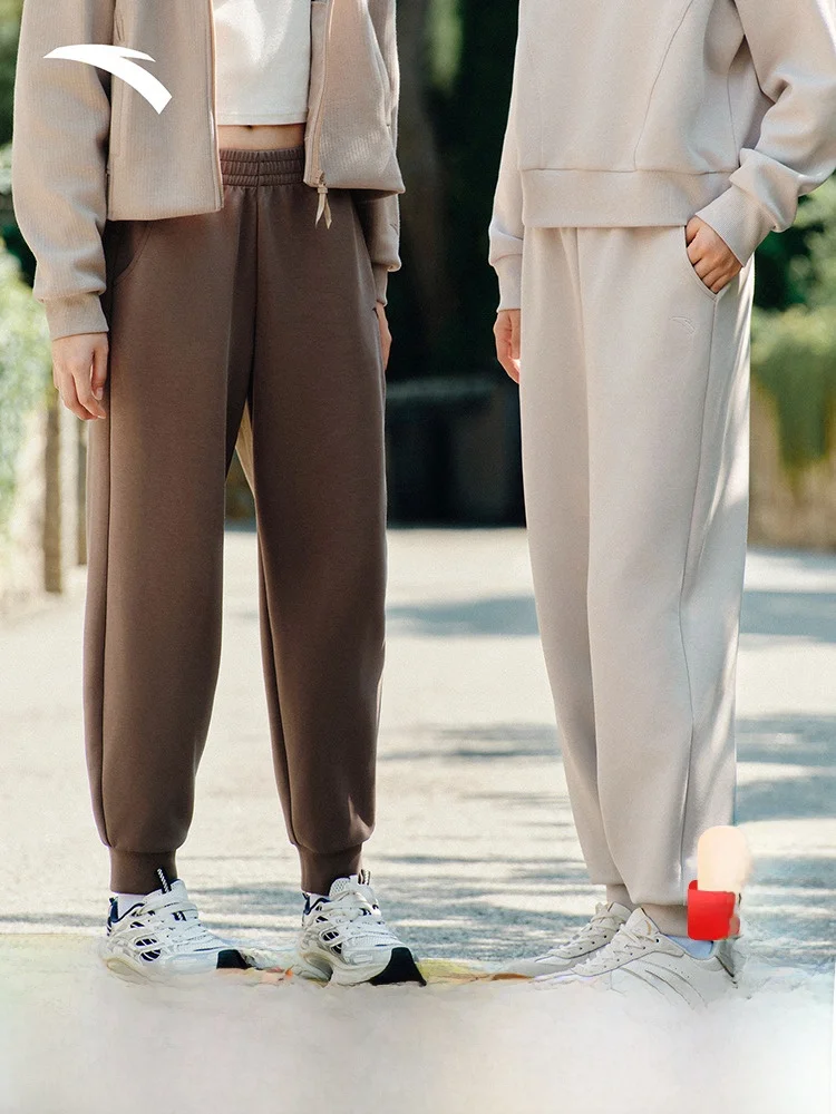 women's-sport-pants-autumn-winter-bla-versatile-knitted-trousers-casual-running-commuting-cuffed-long-trousers