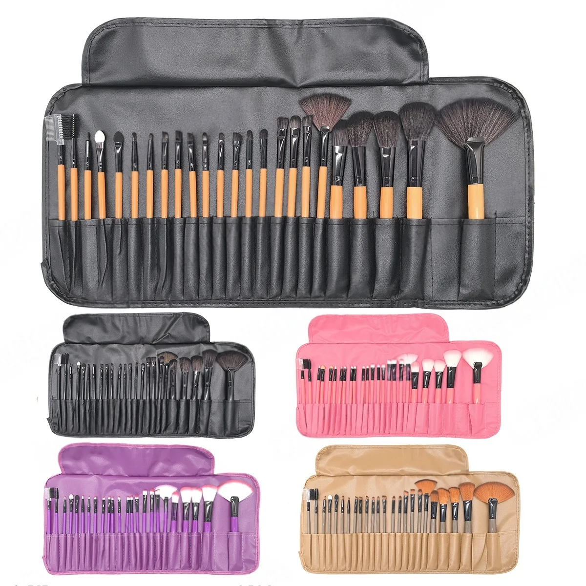 

24 pcs Makeup Brush Sets Professional Cosmetics Brushes Eyebrow Powder Foundation Shadows Pinceaux Make Up Tools