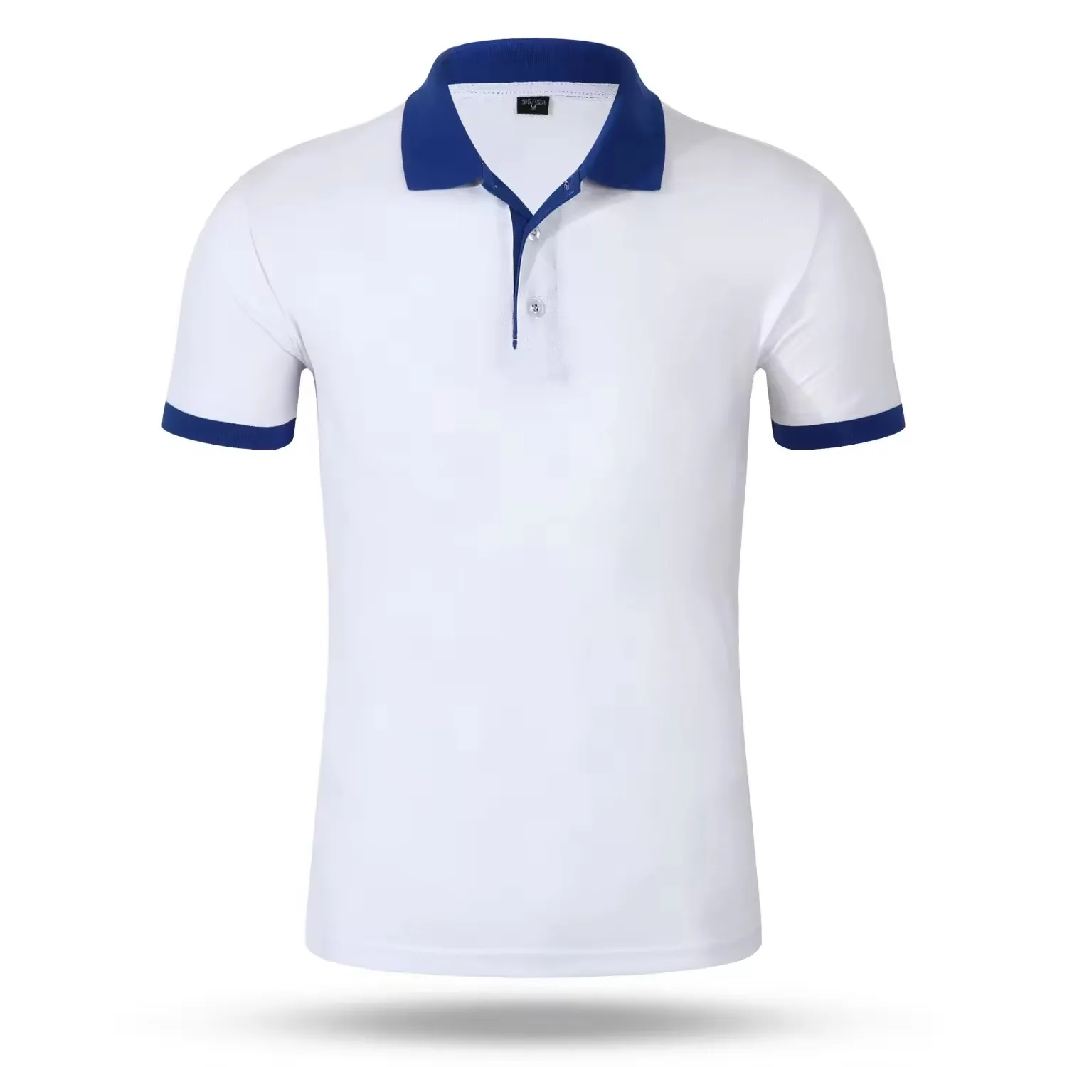SCCFMM 3Pcs Cotton Short Sleeve Company Polo Shirts, Work Uniform Tops for Heat Transfer Printing, Customizable Blank Tees for P