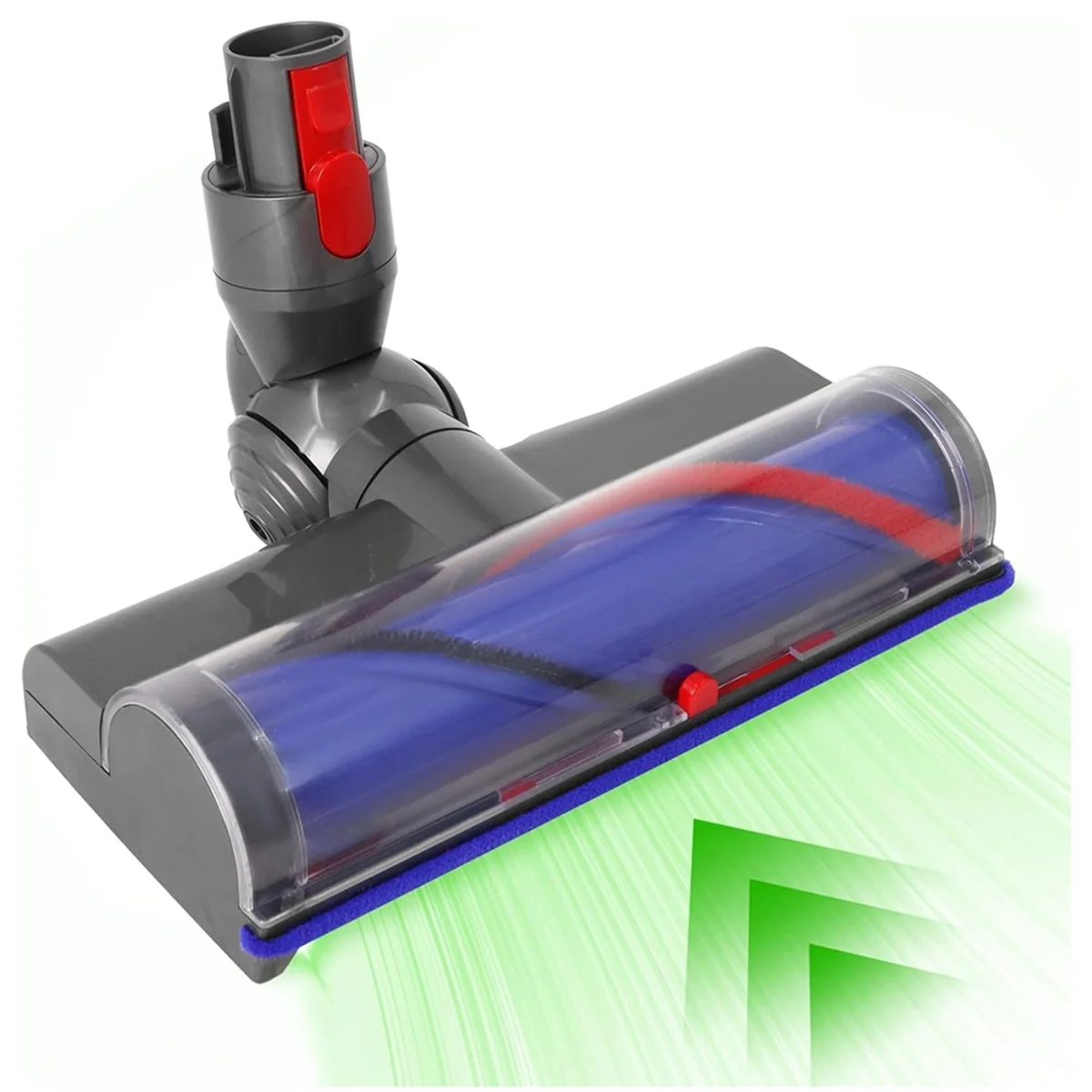 Kepala sikat pengganti untuk Dyson V7 V8 V10 V11 V15 SV10 SV11 SV12 seri bagian penyedot debu, sikat dengan Drive langsung