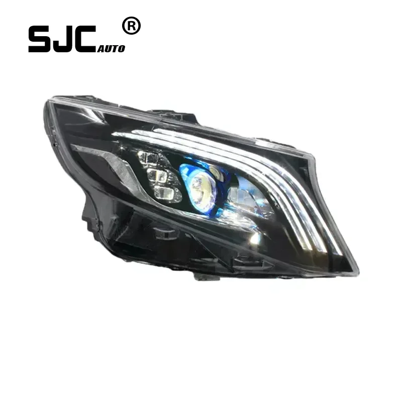 SJC For Mercedes-Benz Vito refitted Maybach laser LED headlamp V-class V260 streamer headlights 2016-2020