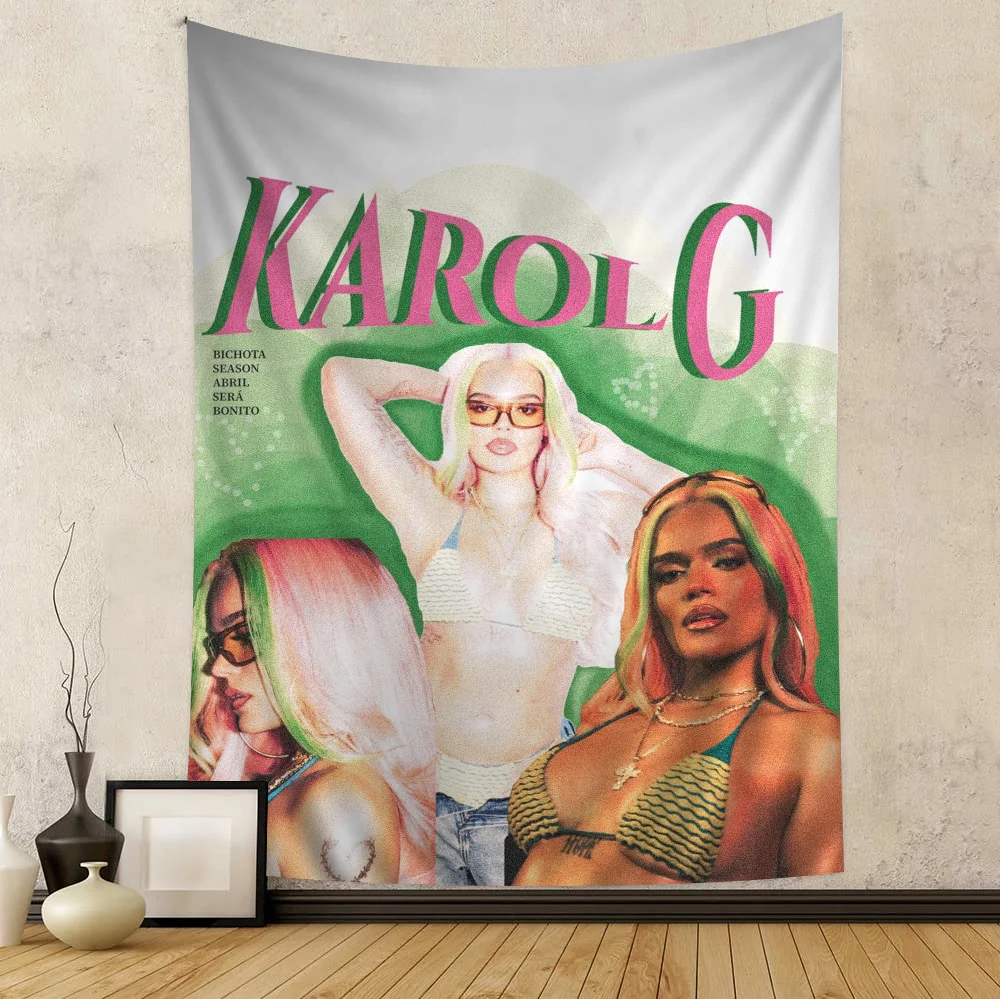 

K-Karol G-G Manana Sera Hanging Bohemian Tapestry Hanging Tarot Hippie Wall Rugs Dorm Japanese Tapestry