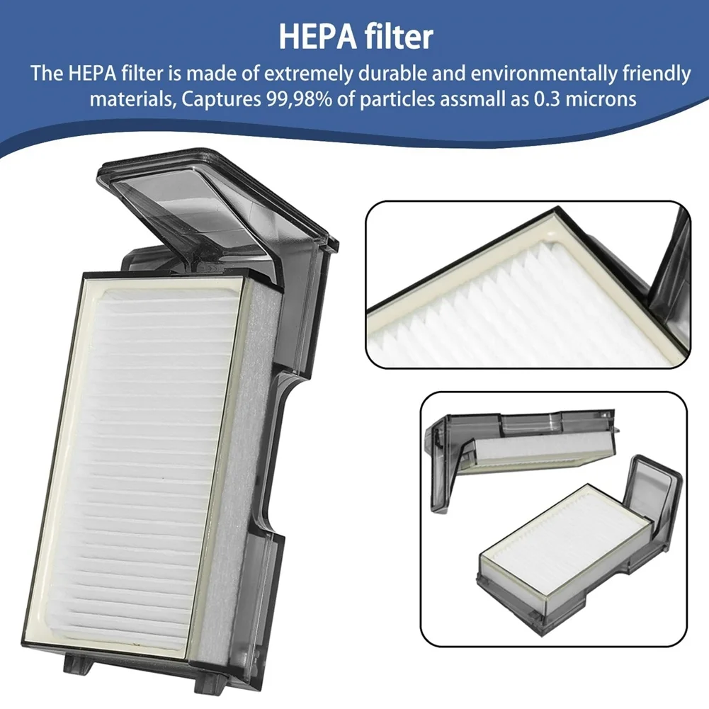 A52Q-Ersatz-Zubehörset für Dreame X60 Max Ultra, 1 Hauptbürste, 2 HEPA-Filter, 4 Wischpads, 2 Seitenbürsten, 2 Staubbeutel – Detail 4