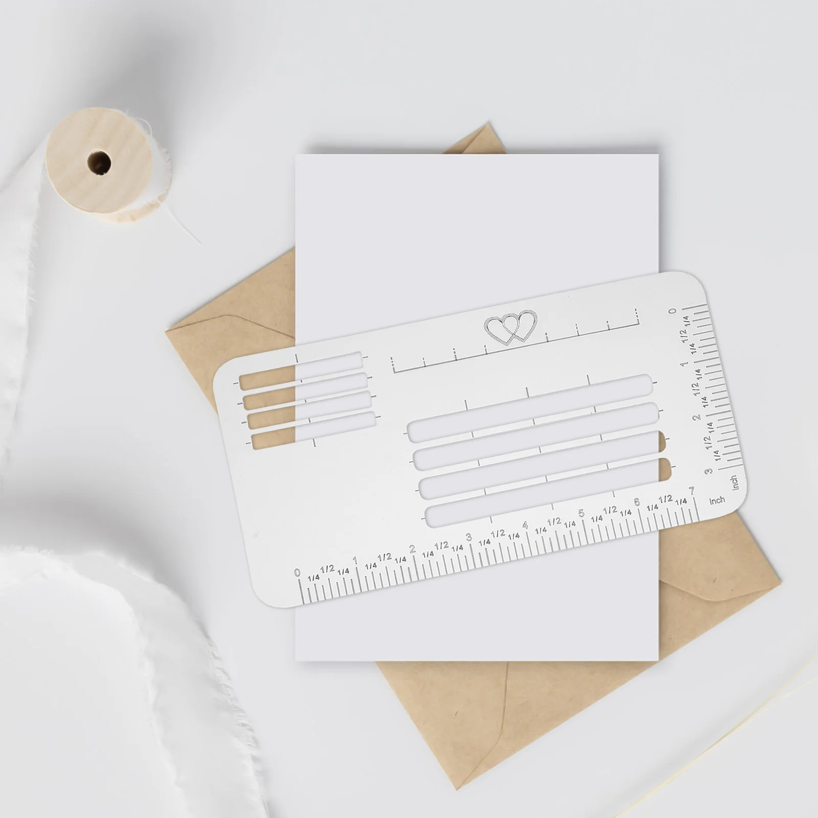 4pcs 4 Style Envelope Addressing Guide Stencil Templates Fits Wide Range for Envelopes Sewing Thank You