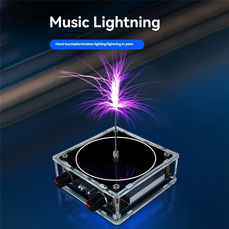 Bobine de musique Bluetooth, générateur d'arc d'étincelle artificielle tactile, outil d'expérimentation d'enseignement des sciences