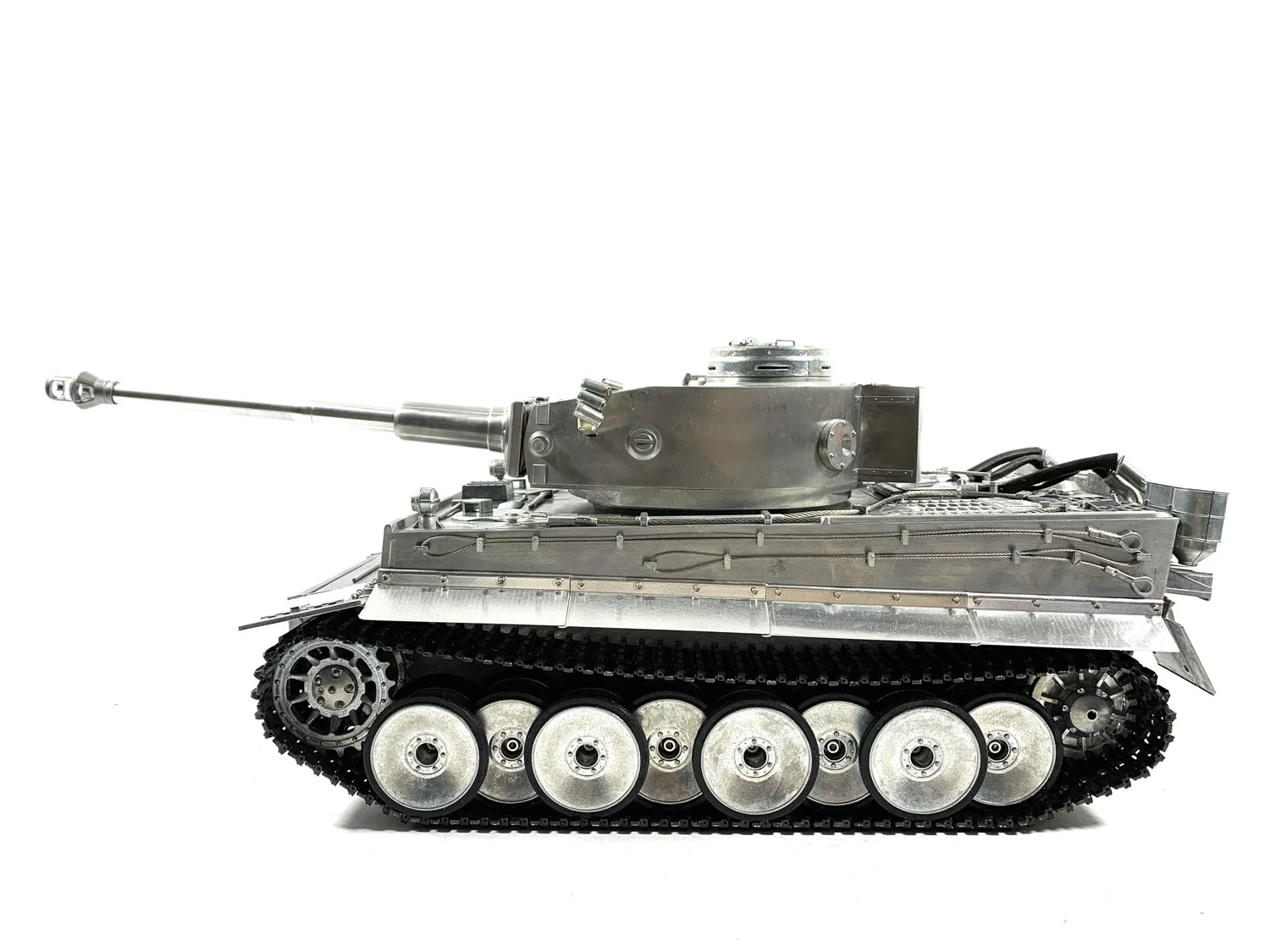 Mato KIT RC Tank 1/16 Scale German Tiger I BB Shooting 1220  Metal Tracks and Wheels RC Model TH00642-SMT8