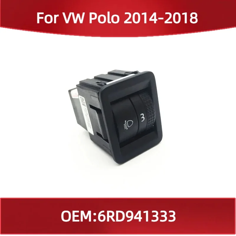 

6RD941333 для VW Polo 2014-2018, переключатель регулировки фар автомобиля, кнопка регулировки яркости приборной панели