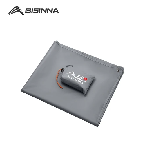 BISINNA-alfombrilla de Camping portátil para Picnic, tienda impermeable, trampa para suelo, tienda de campaña de bolsillo, huellas para playa, senderismo, equipo de Camping