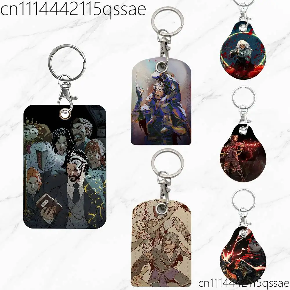 For Gustave Expedition 33 Card Keychain Fashion Pendant Bag ID Door Card Case Bus Card Cute Adult