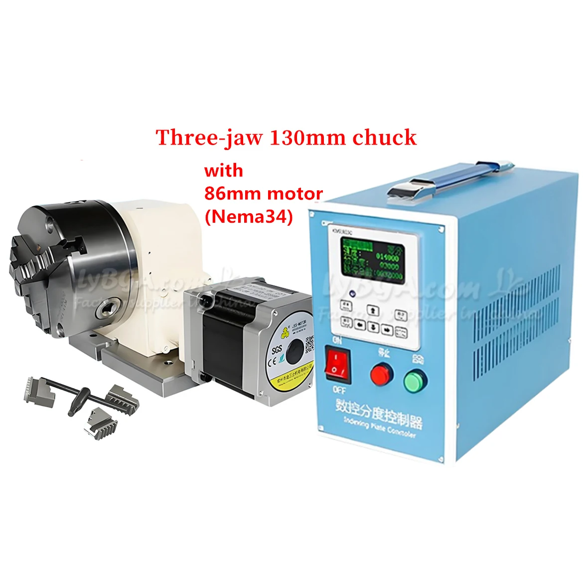 TL110-15-130A 이중용도 CNC 디바이딩 헤드 목공 라우터 수직 수평 기능 130mm 회전 A축 척 3/4 죠 옵션