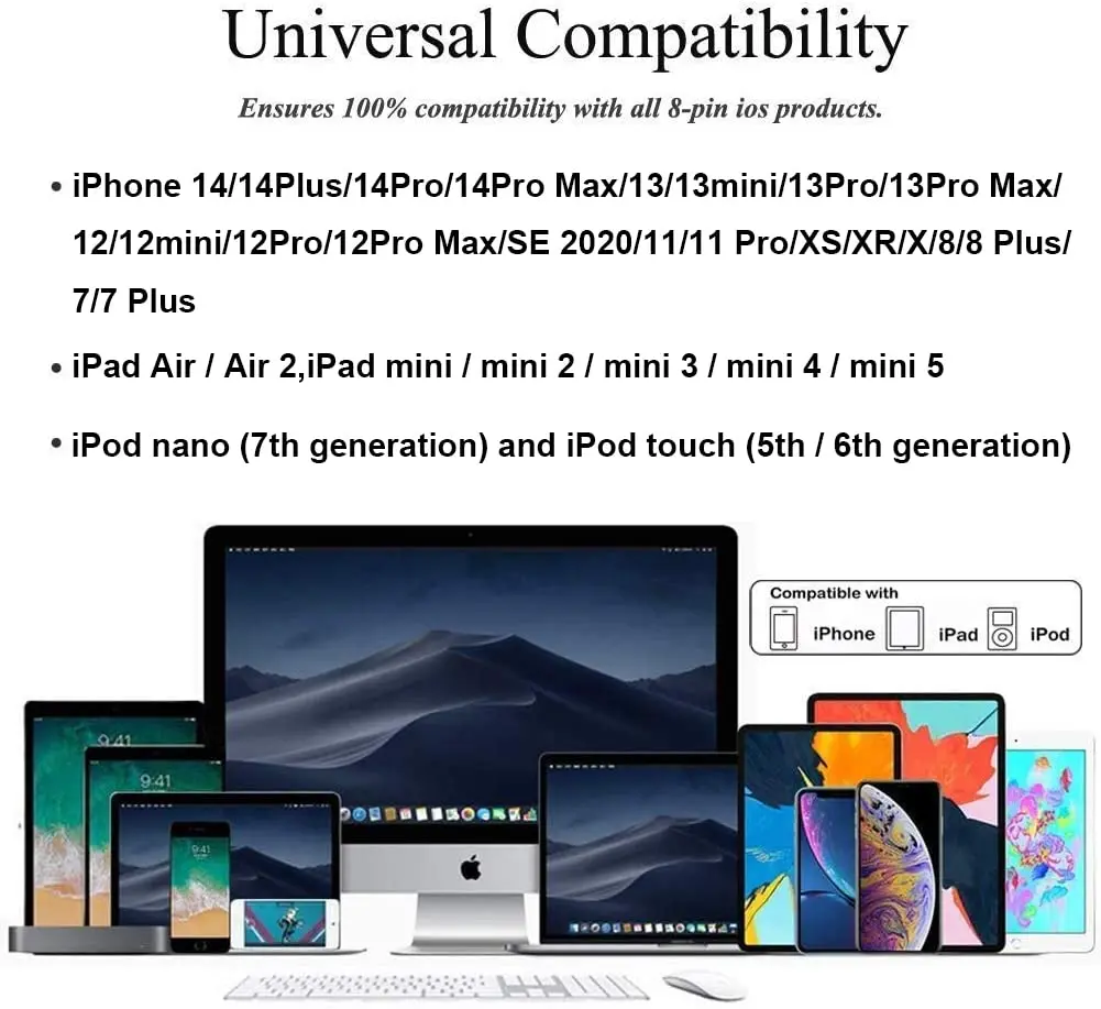 محول صوت Lightning إلى 3.5 مم متوافق مع أجهزة iOS 14/13/12/11/X/XS/8/7 كابل محول مقبس سماعة الرأس