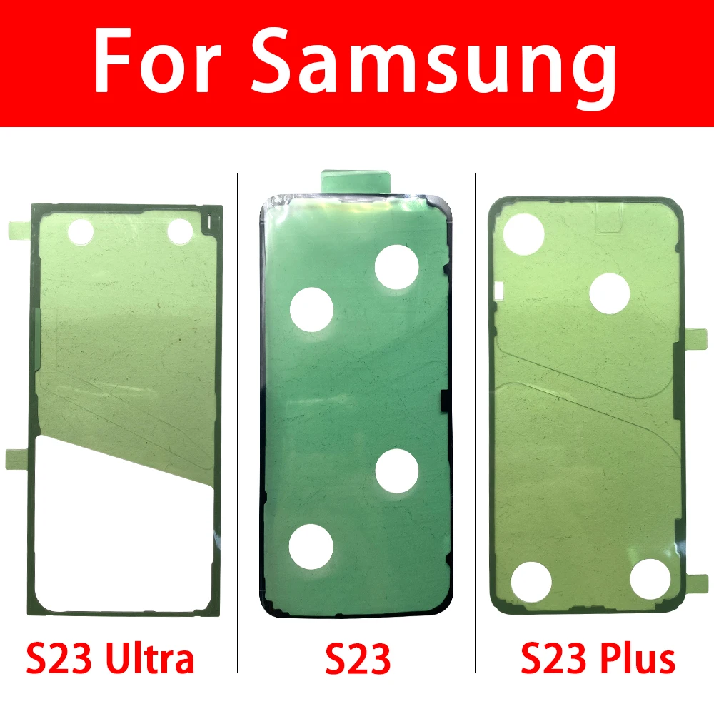 50Pcs，NEW S24 Ultra S24 Fe S23 waterproof Adhesive Sticker Back Housing Battery Cover Glue For Samsung S23 S24 Plus S23 Ultra
