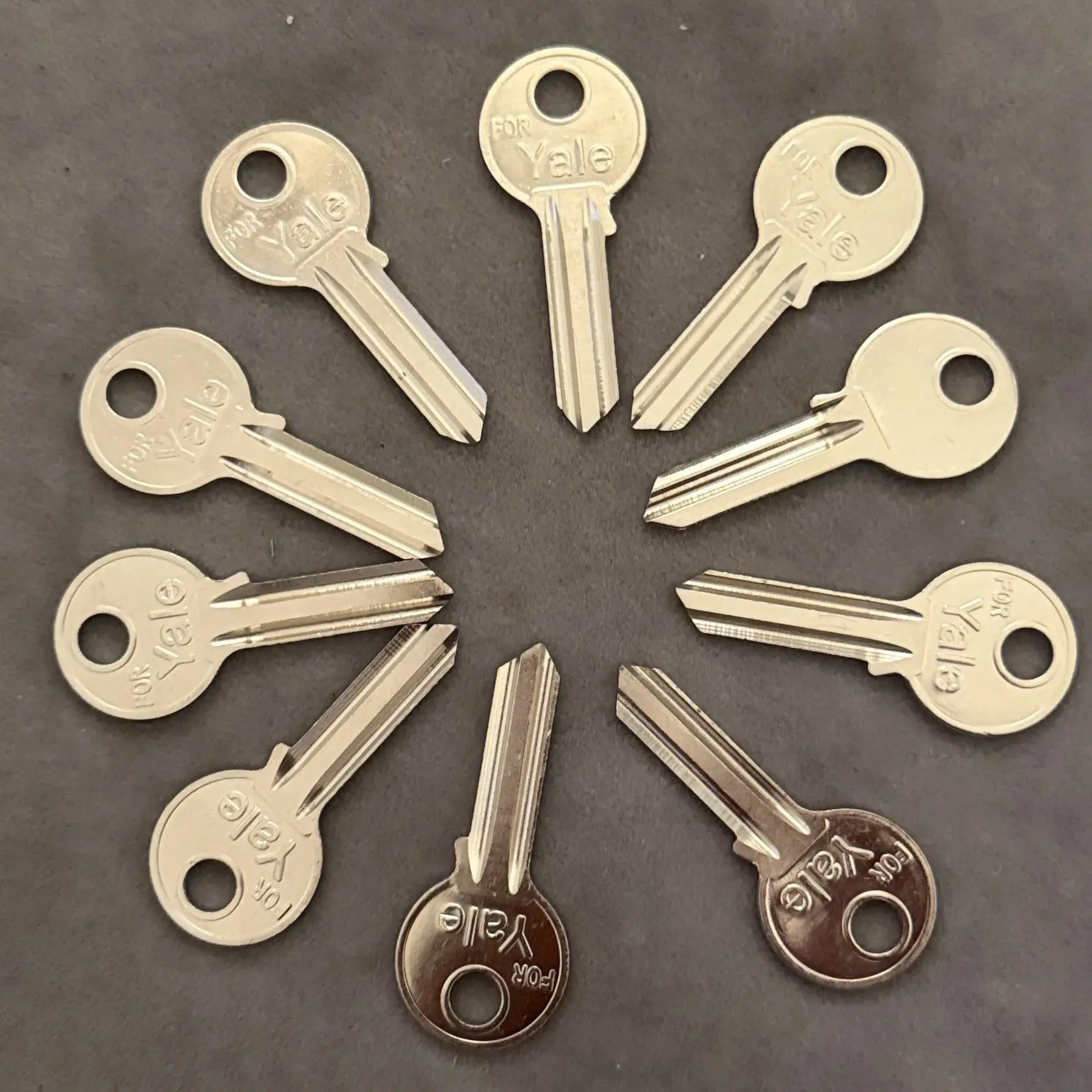 50 Stück Ul050 leere gelbe Schlüssel