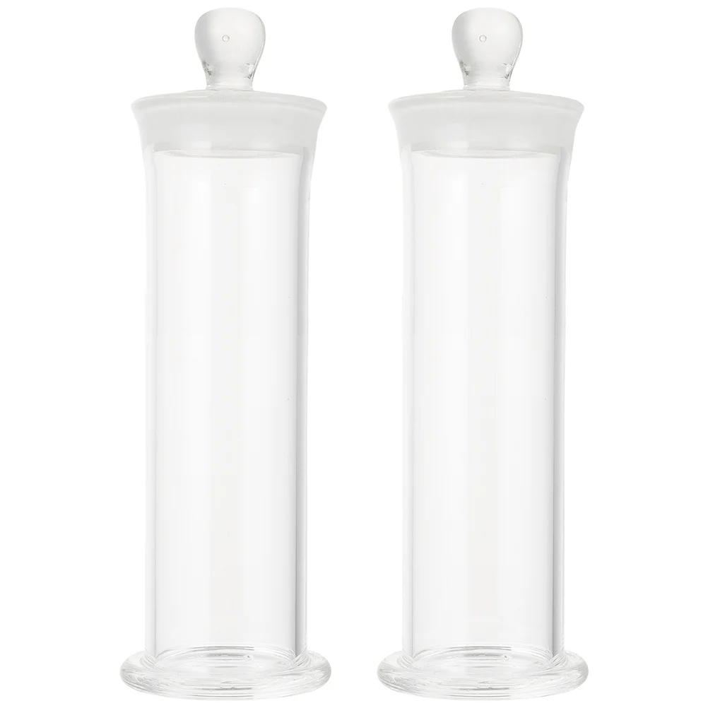 2 قطعة زجاجات عينة المختبر البورسليكات الزجاج مقاومة ختم عينة تخزين الحاويات للبحث