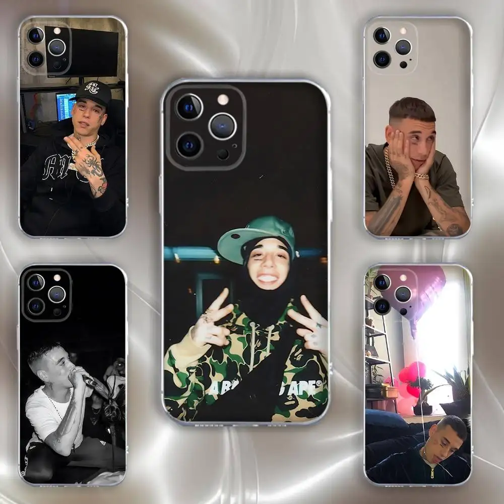 

Kaydy Cain Rapper Phone Case For iPhone 16,15,14,13,12,11 Pro,Max,Plus,X,XS,XR,SE,Mini Transparent Silicone Soft