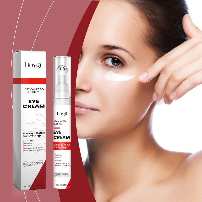 

Retinol Eye Cream Lifting Nourishing Hydrating Eye Care Massage Roller Serum Cream For Smooth Youthful Eye Skin