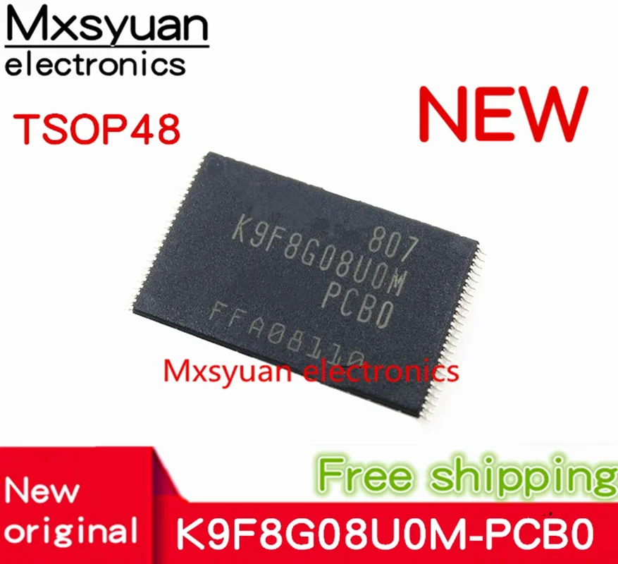 

5pcs~20pcs/LOT 100% NEW K9F8G08U0M-PCB0 K9F8G08UOM-PCBO K9F8G08UOM K9F8G08U0M PCB0 TSOP48