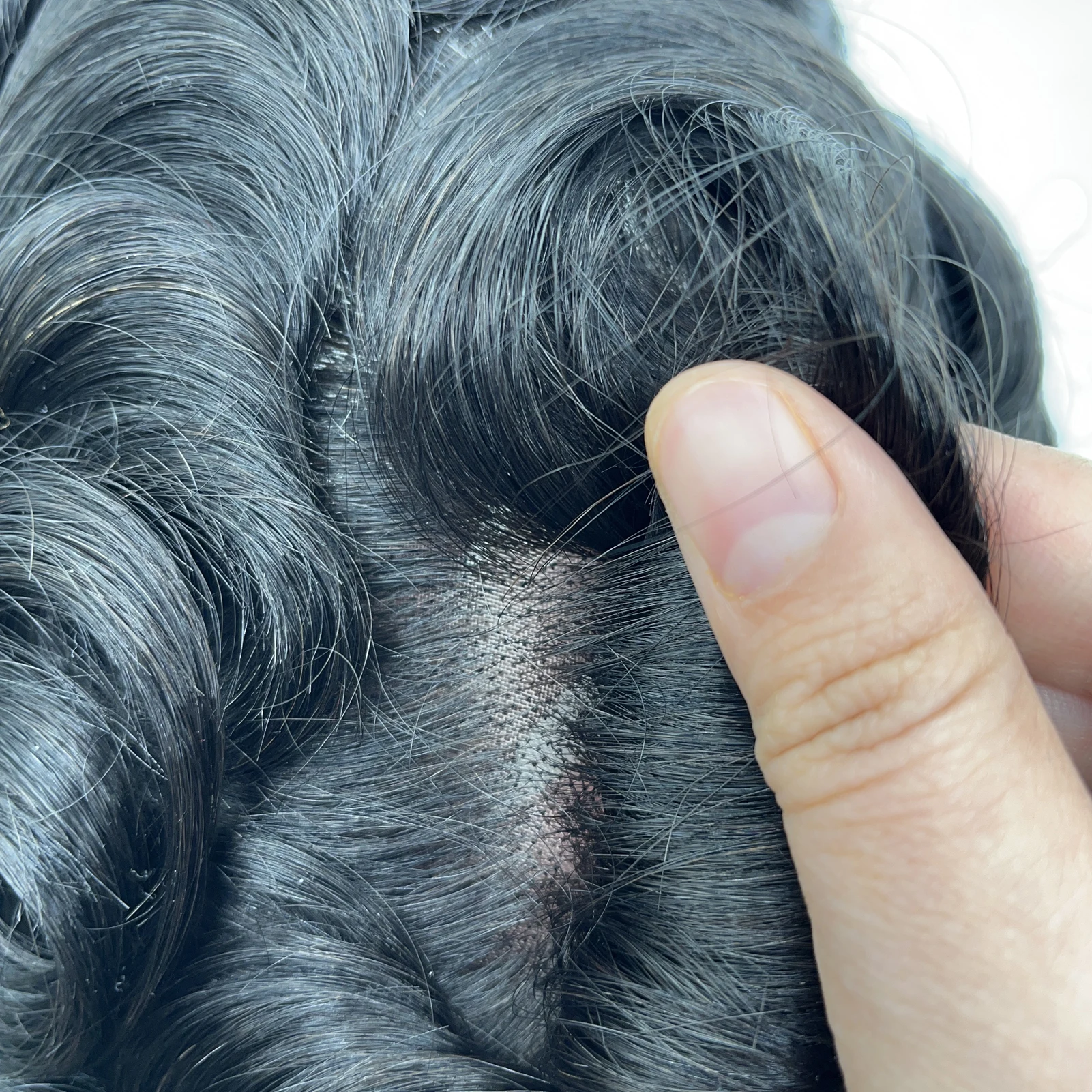 Fijne Mono Mannen Toupet Haar Capillaire Prothese Mannen Pruiken Vervangingssysteem Haar Natuurlijke Zwarte 100% Menselijke Haareenheden