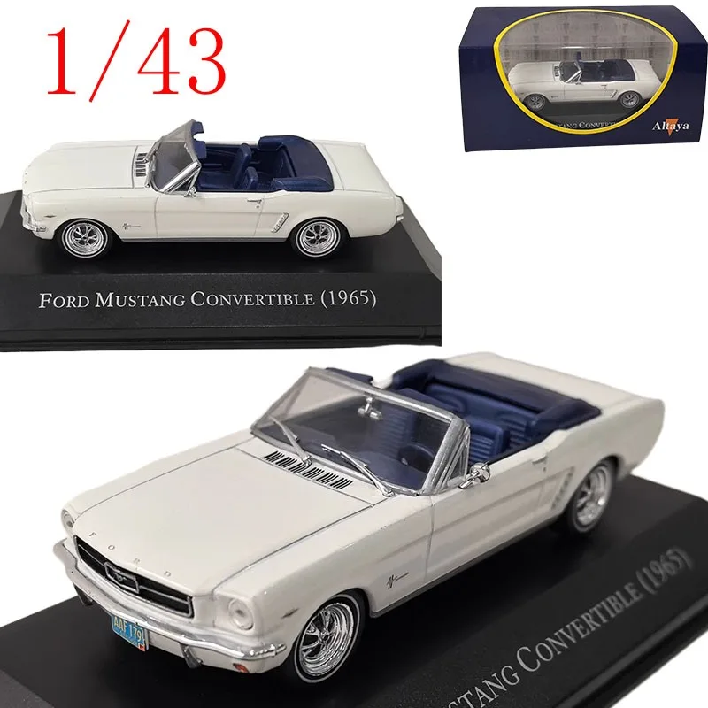 

ALTAYA Diecast 1/43 Scale ‌1965 Ford Mustang V8 "4e" (289ci 4-barrel Carburetor) Alloy Car Model Toys for Boys Gift