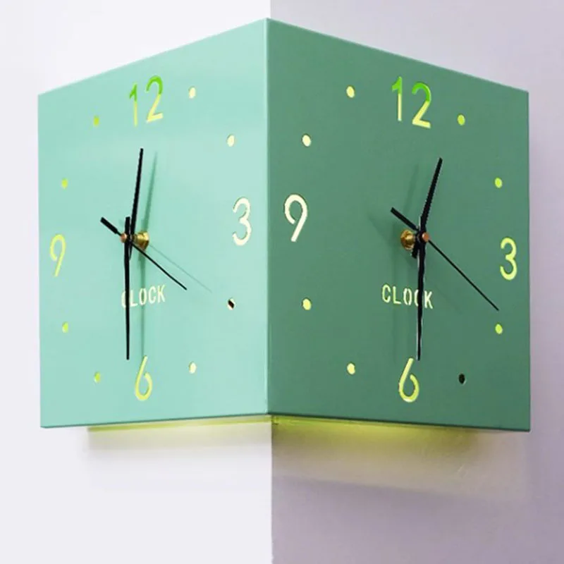 

Yellow Fancy Wall Clocks Big Size Design Modern Luminous Wall Clocks Digital Nordic Reloj De Pared Para Sala Live Room Decor